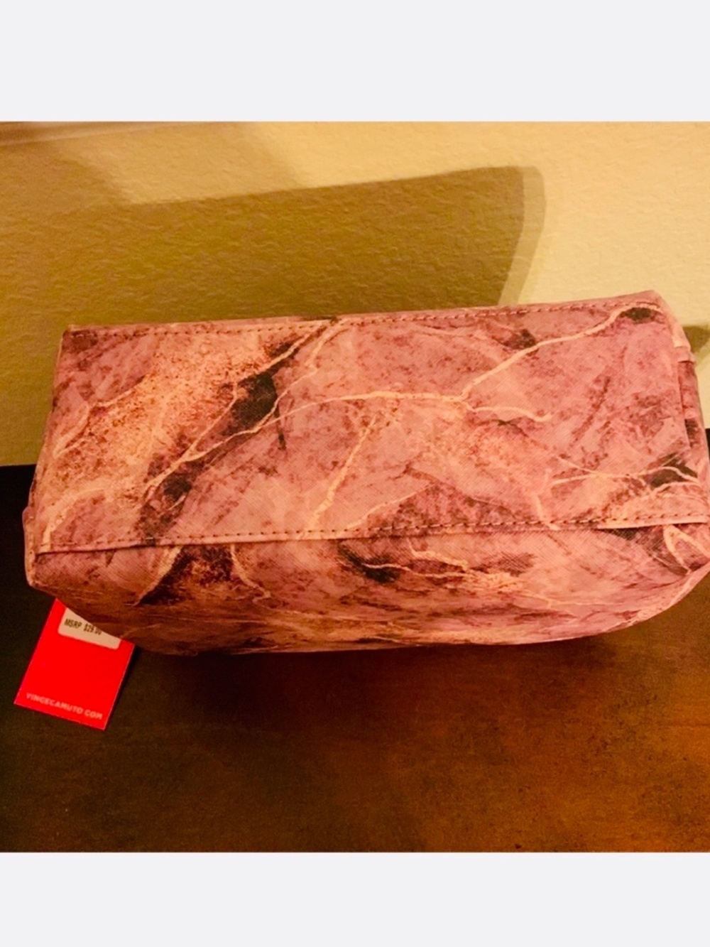 VINCE CAMUTO Double-Sided Bag, Purple Lightning Print, NWT - Picture 6 of 10
